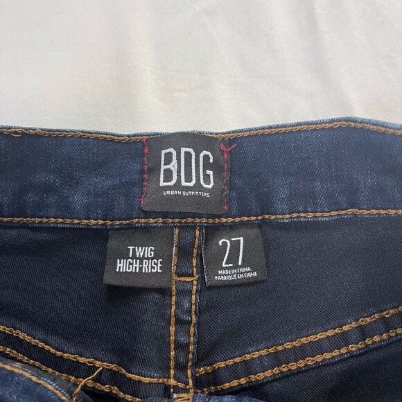 Urban Outfitters BDG Twig High Rise Dark Wash Denim Jeans | Size 27 - Picture 3 of 6